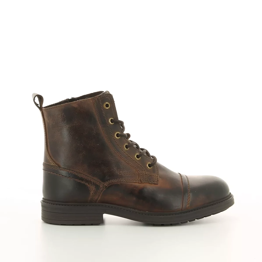 Image (2) de la chaussures Jack & Jones - Bottines Cuir naturel / Cognac en Cuir