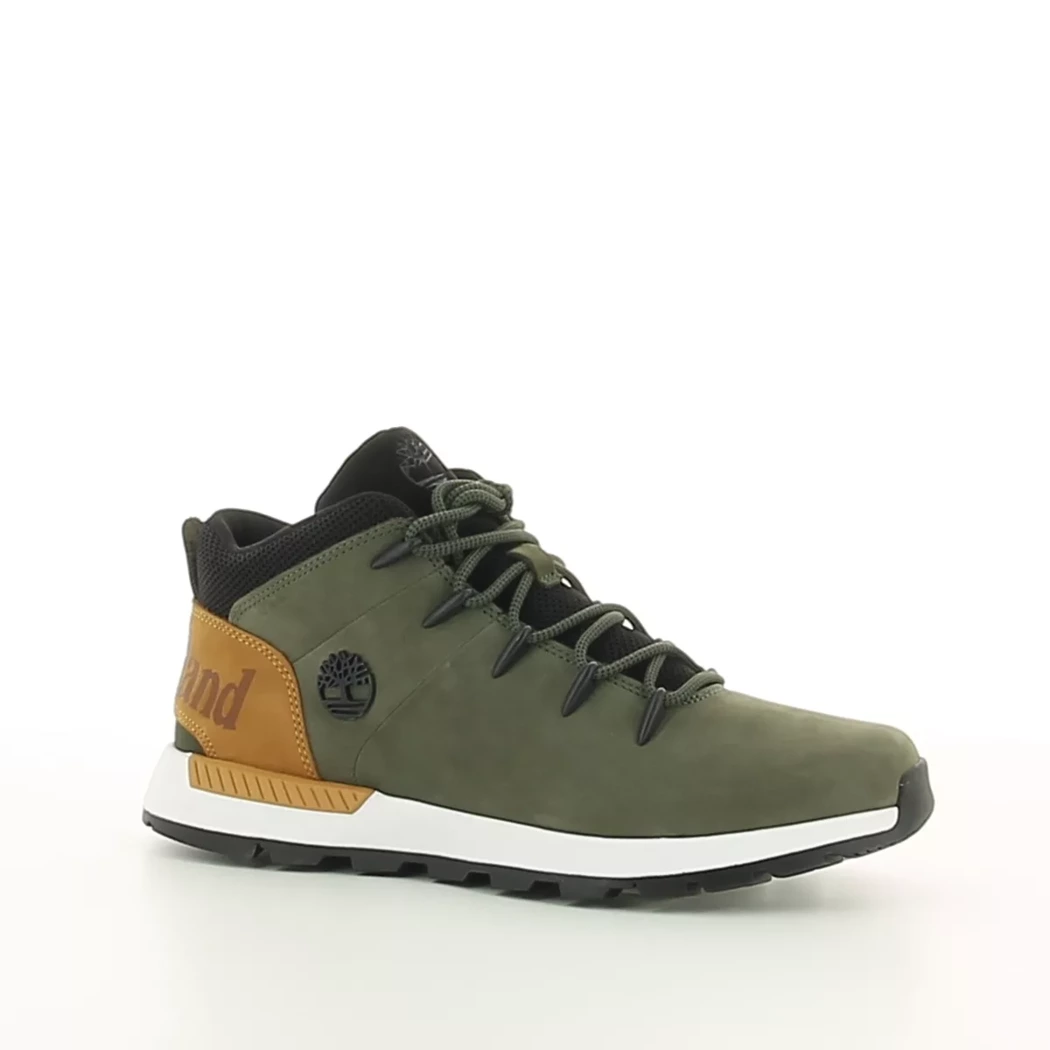 Image (1) de la chaussures Timberland - Bottines Vert en Cuir nubuck