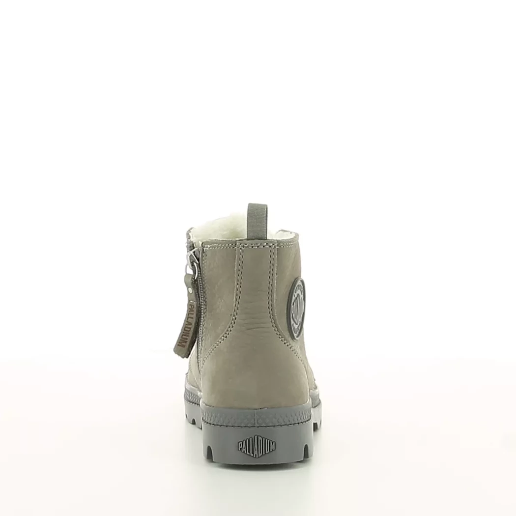 Image (3) de la chaussures Palladium - Bottines Gris en Cuir nubuck