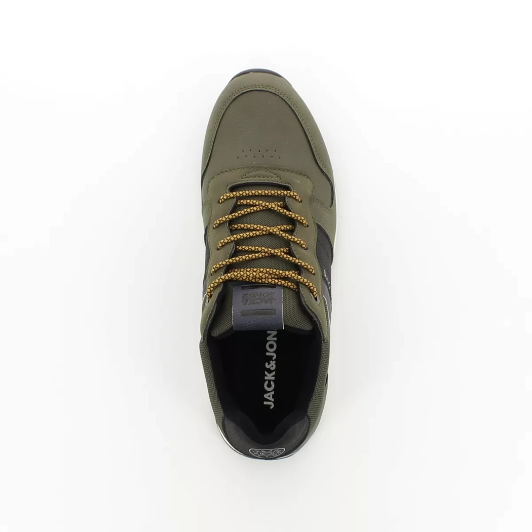 Image (6) de la chaussures Jack & Jones - Baskets Vert en Cuir synthétique