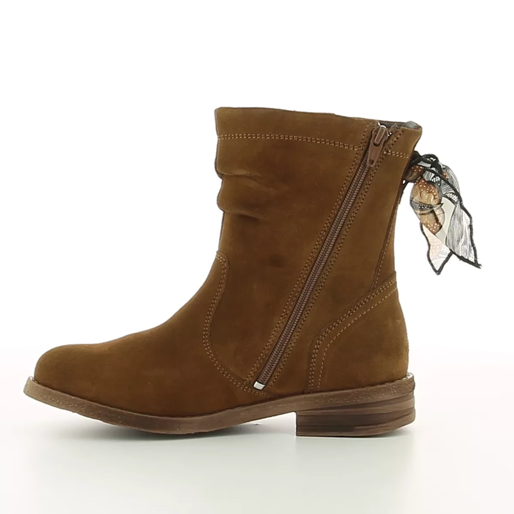 Image (4) de la chaussures Goodstep - Boots Cuir naturel / Cognac en Cuir nubuck