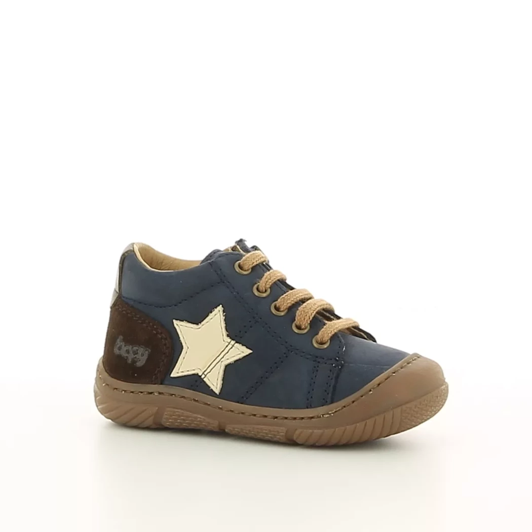 Image (1) de la chaussures Bopy - Bottines Bleu en Cuir nubuck