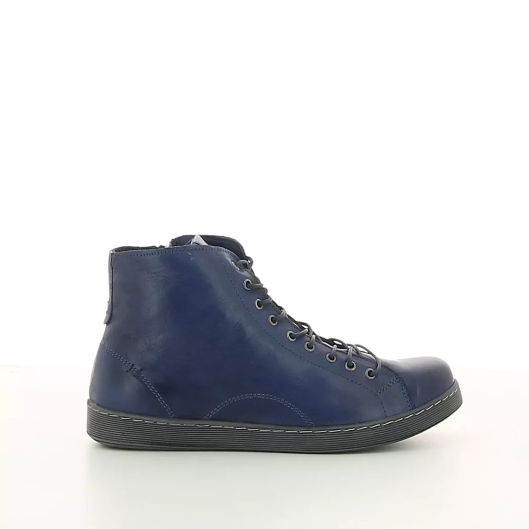 Image (2) de la chaussures Andrea Conti - Bottines Bleu en Cuir