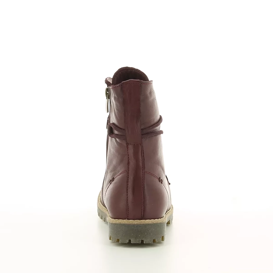 Image (3) de la chaussures Andrea Conti - Bottines Bordeaux en Cuir