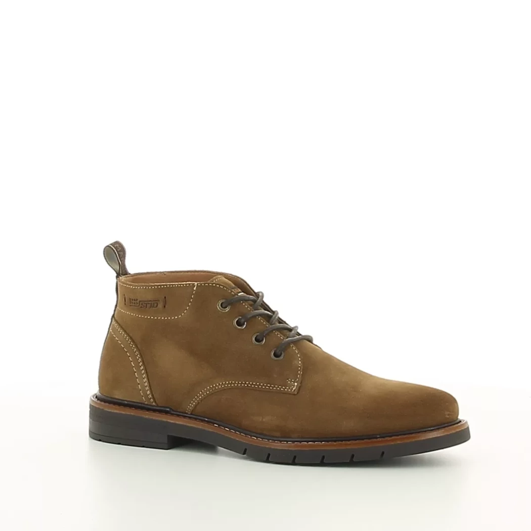 Image (1) de la chaussures Salamander - Bottines Cuir naturel / Cognac en Cuir nubuck