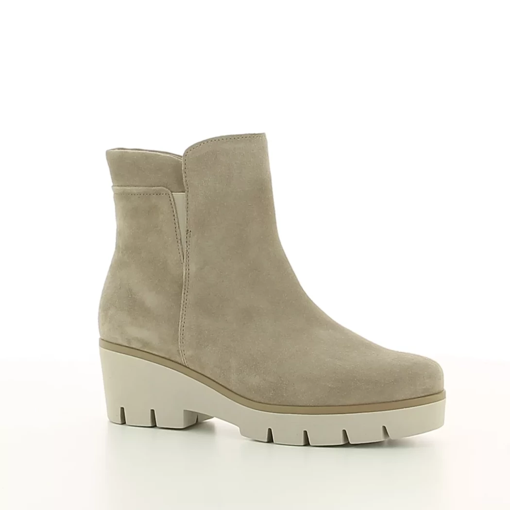 Image (1) de la chaussures Gabor - Boots Taupe en Cuir nubuck