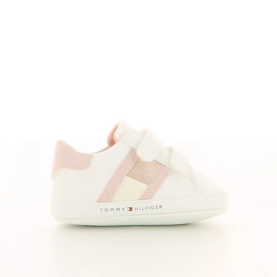 Image (2) de la chaussures Tommy Hilfiger - Chaussons bébé Blanc en Cuir synthétique