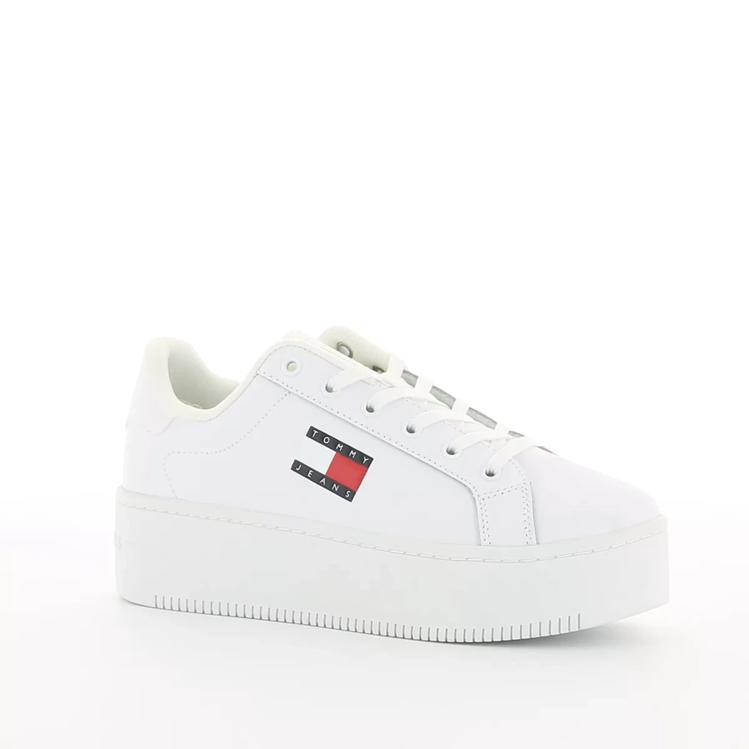 Image (1) de la chaussures Tommy jeans - Baskets Blanc en Cuir