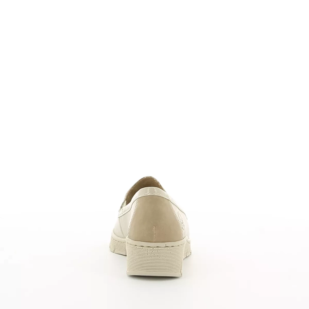 Image (3) de la chaussures Rieker - Mocassins Beige en Cuir