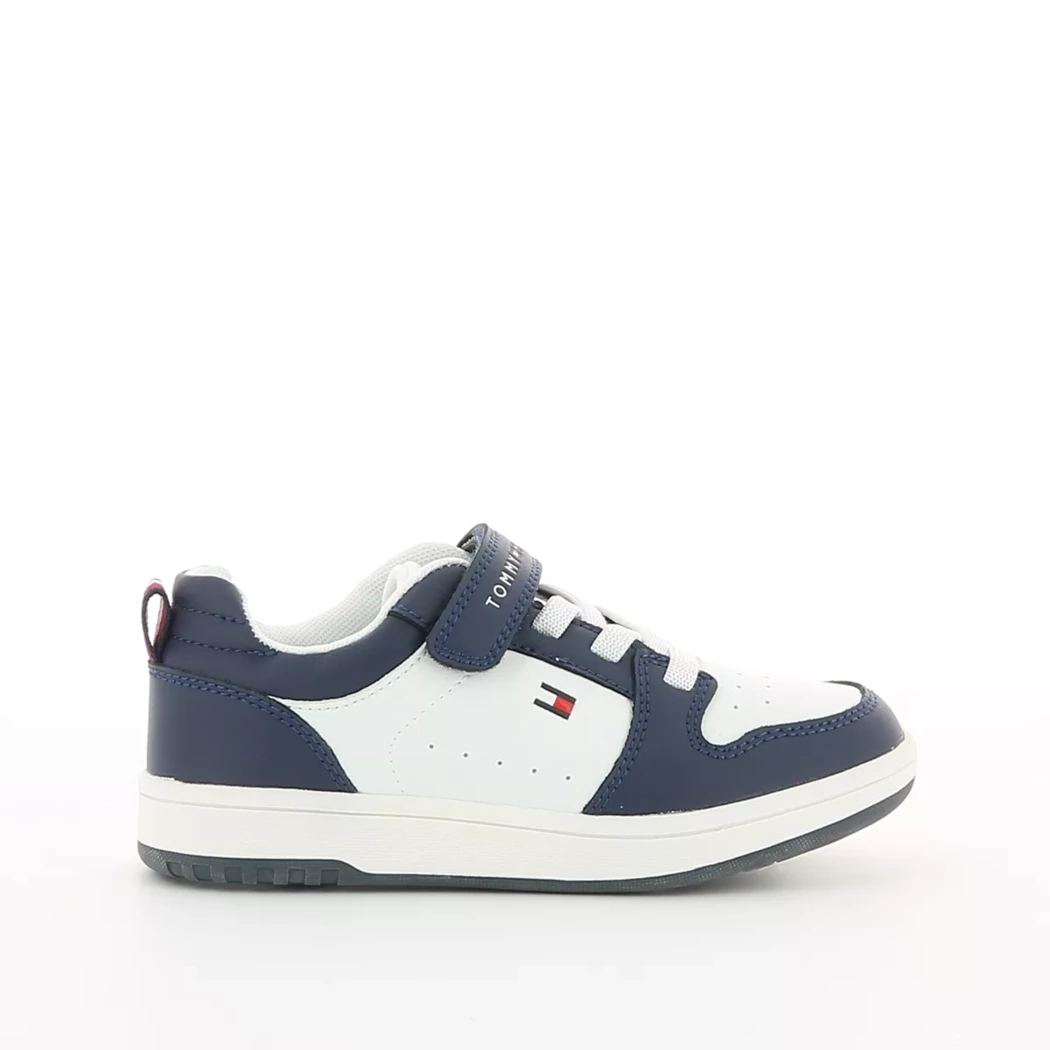 Image (2) de la chaussures Tommy Hilfiger - Baskets Bleu en Cuir synthétique