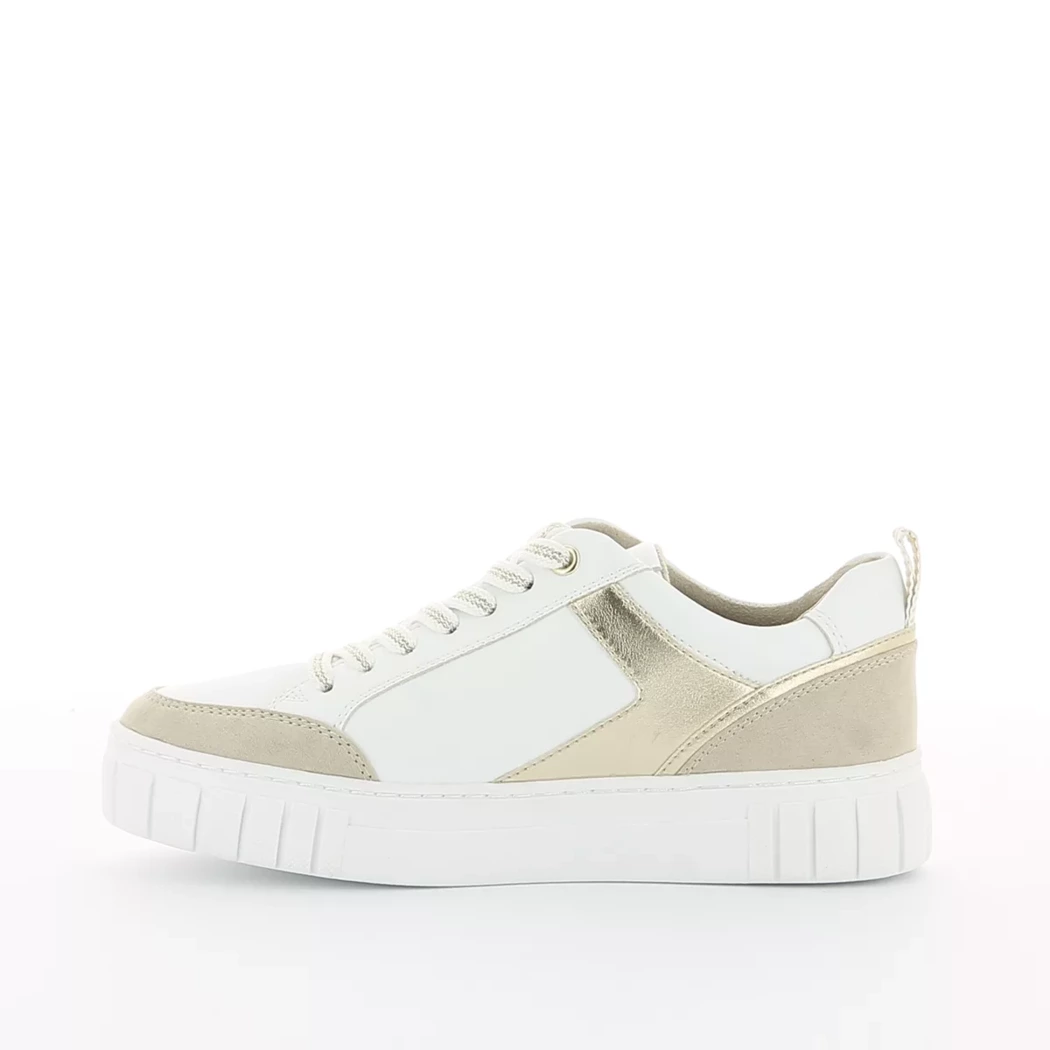 Image (4) de la chaussures Marco Tozzi - Baskets Blanc en Cuir synthétique