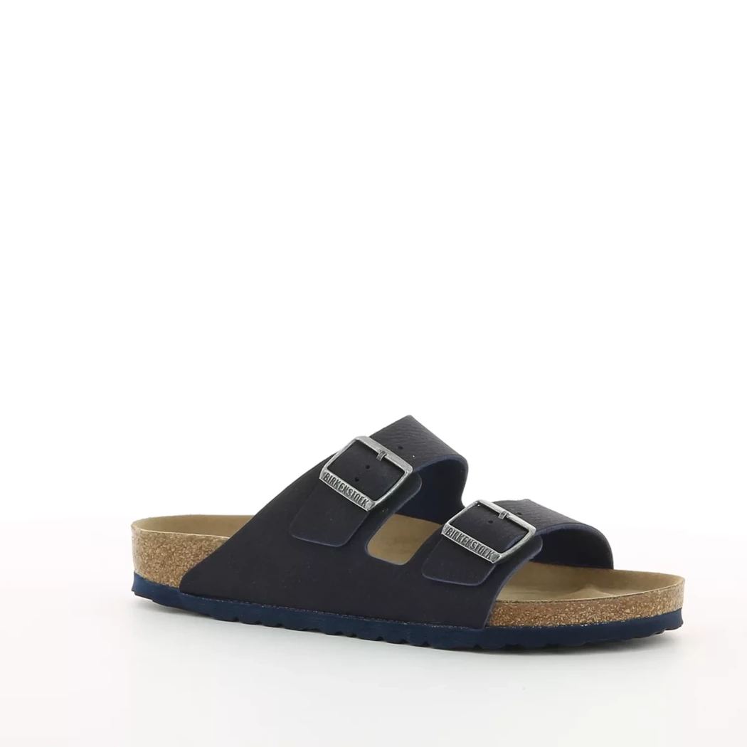 Image (1) de la chaussures Birkenstock - Mules et Sabots Bleu en Cuir synthétique