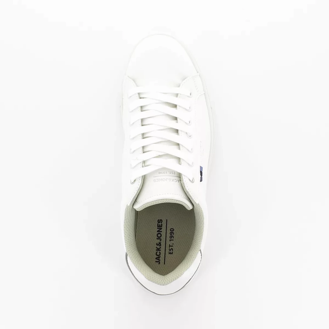 Image (6) de la chaussures Jack & Jones - Baskets Blanc en Cuir synthétique