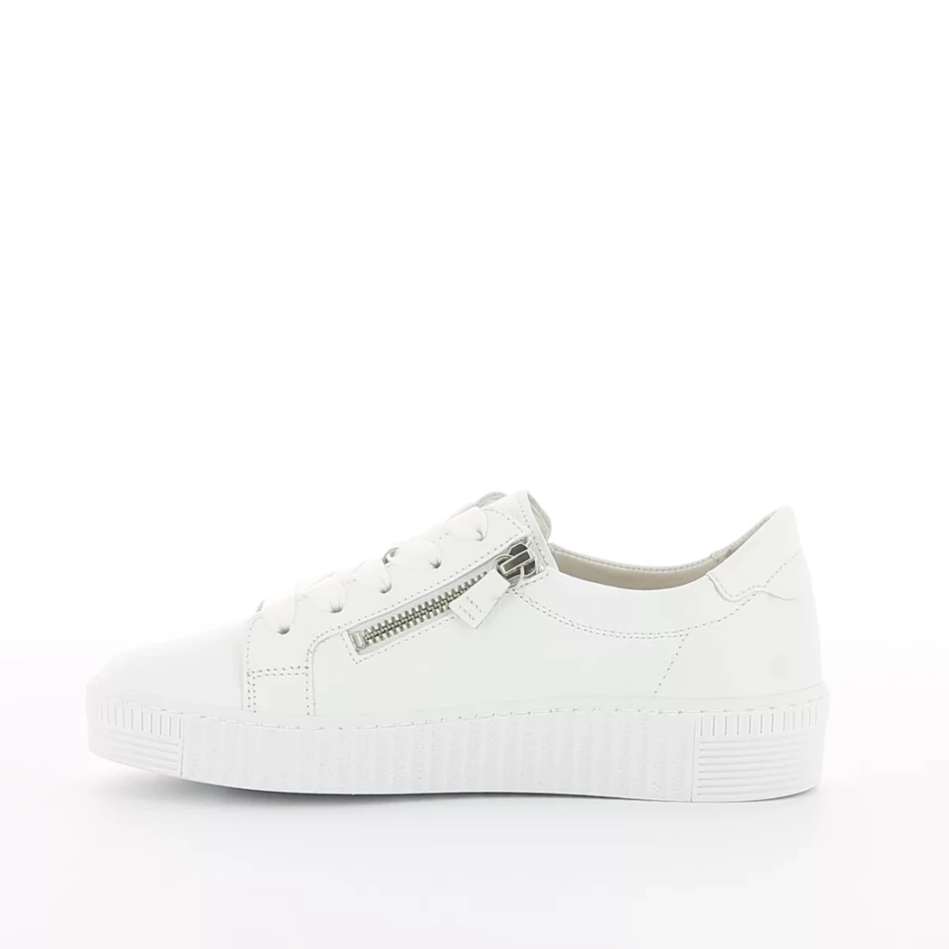 Image (4) de la chaussures Gabor - Baskets Blanc en Cuir