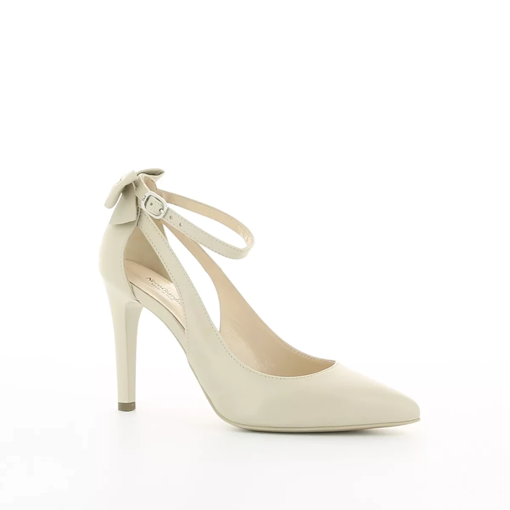 Image (1) de la chaussures Nero Giardini - Escarpins Beige en Cuir