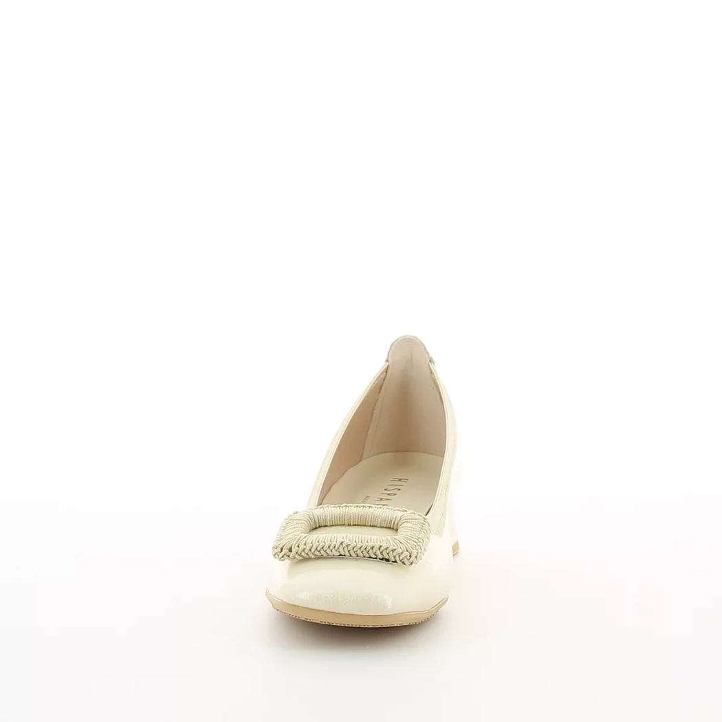 Image (5) de la chaussures Hispanitas - Ballerines Beige en Cuir vernis