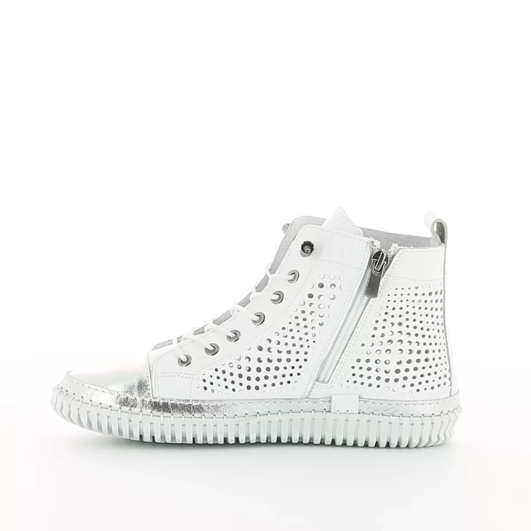 Image (4) de la chaussures Cosmos Comfort - Bottines Blanc en Cuir