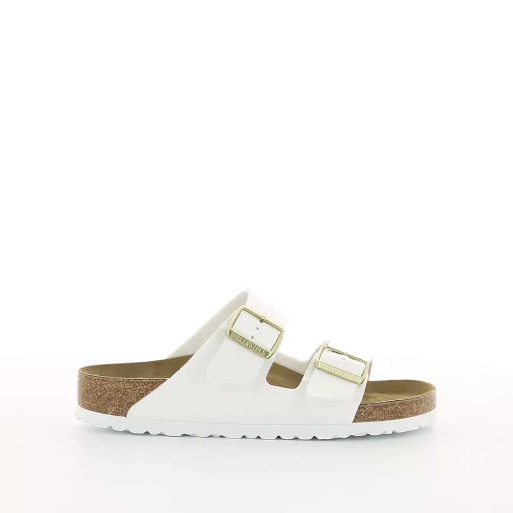 Image (2) de la chaussures Birkenstock - Mules et Sabots Blanc en Cuir synthétique