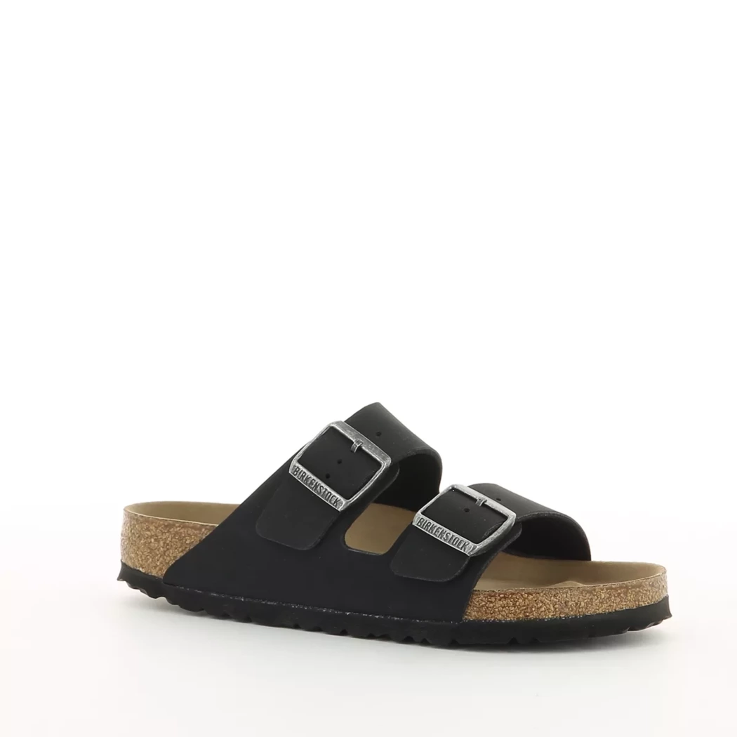 Image (1) de la chaussures Birkenstock - Mules et Sabots Noir en Cuir nubuck