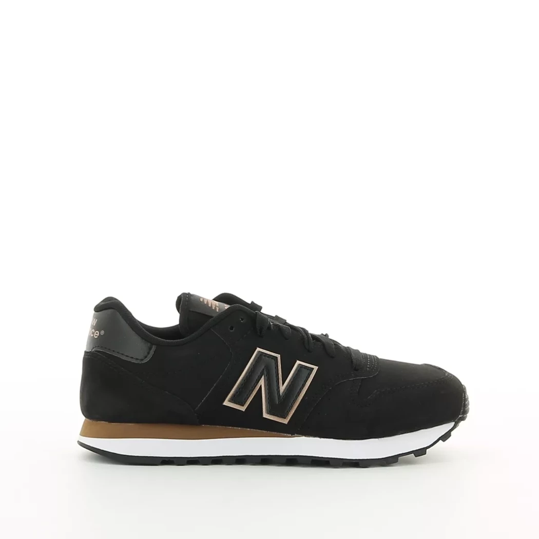 Image (2) de la chaussures New Balance - Baskets Noir en Cuir nubuck