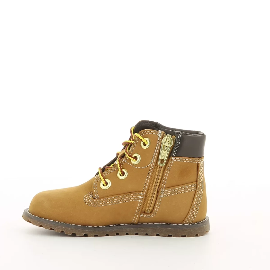 Image (4) de la chaussures Timberland - Bottines Cuir naturel / Cognac en Cuir nubuck