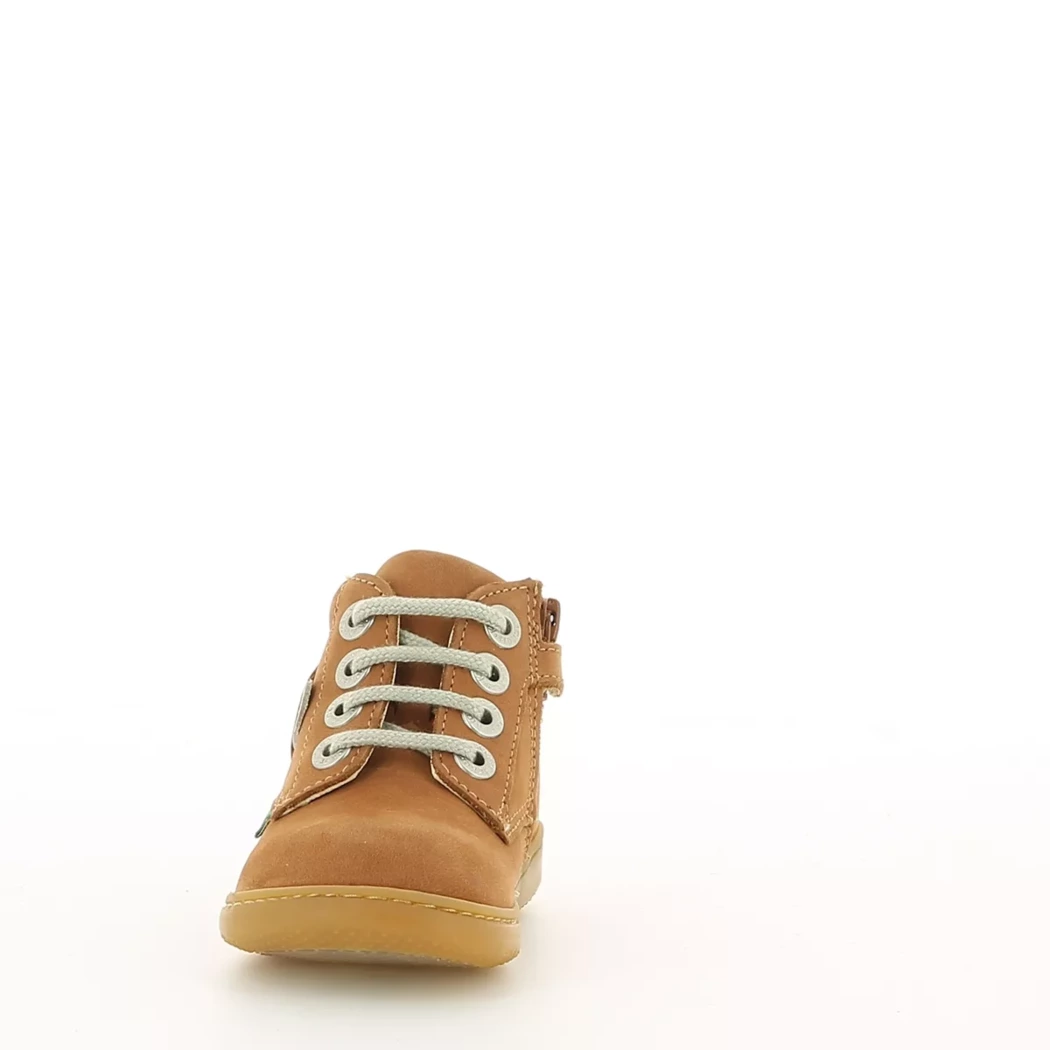 Image (5) de la chaussures Kickers - Bottines Cuir naturel / Cognac en Cuir nubuck