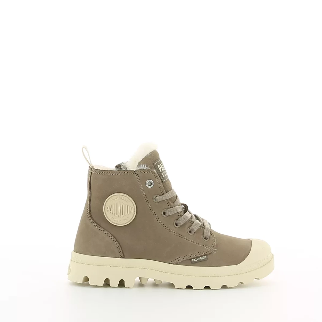 Image (2) de la chaussures Palladium - Bottines Taupe en Cuir nubuck