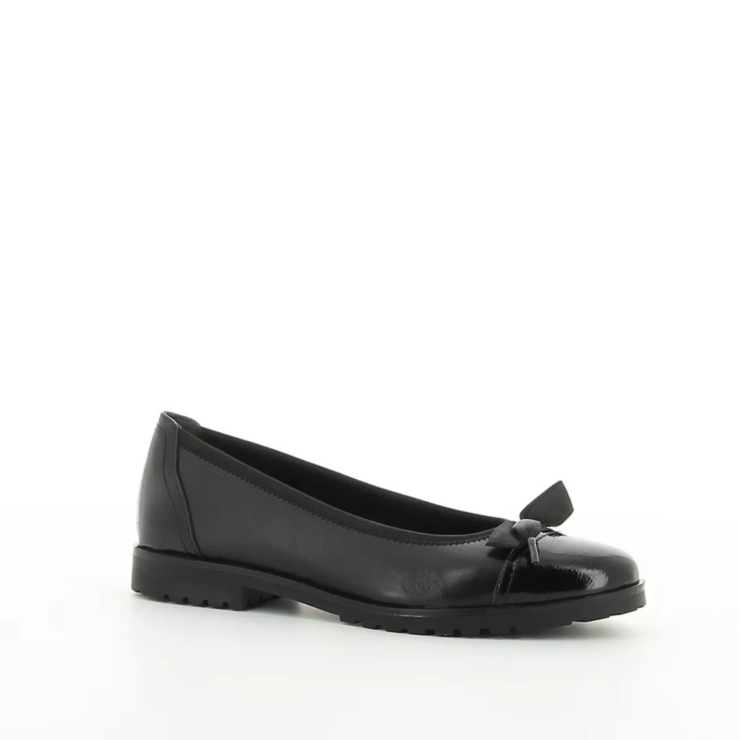 Image (1) de la chaussures Tamaris - Ballerines Noir en Cuir