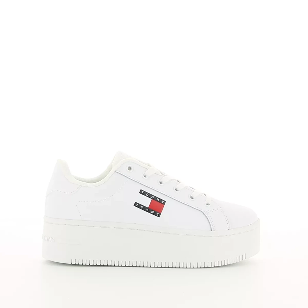 Image (2) de la chaussures Tommy jeans - Baskets Blanc en Cuir