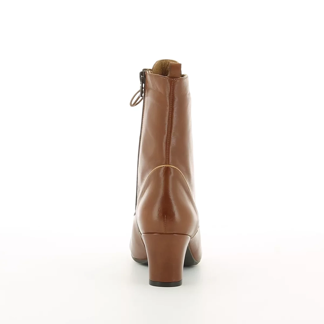 Image (3) de la chaussures Miz Mooz - Bottines Cuir naturel / Cognac en Cuir