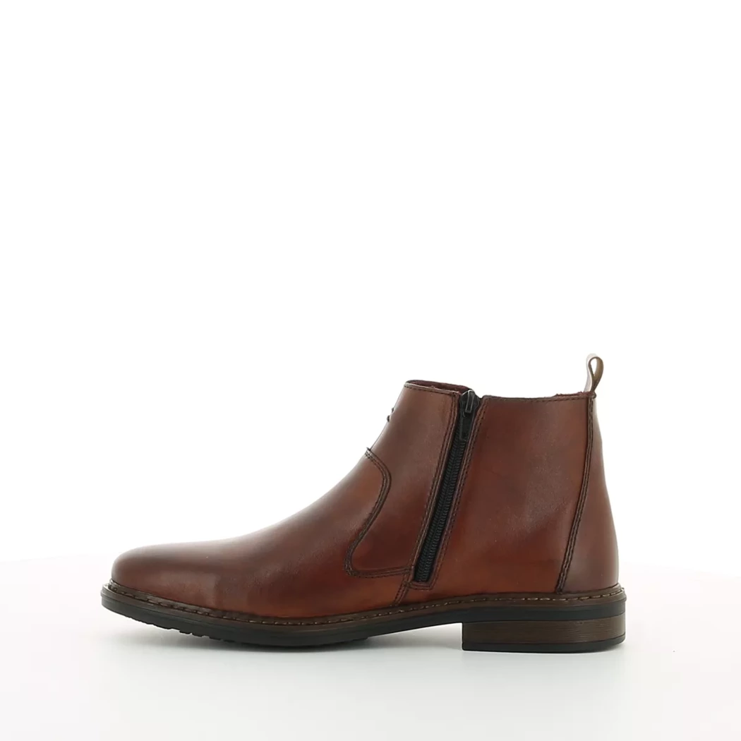 Image (4) de la chaussures Rieker - Boots Cuir naturel / Cognac en Cuir