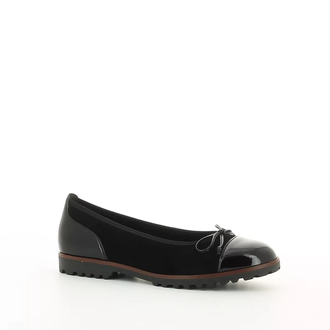 Image (1) de la chaussures Gabor - Ballerines Noir en Cuir nubuck