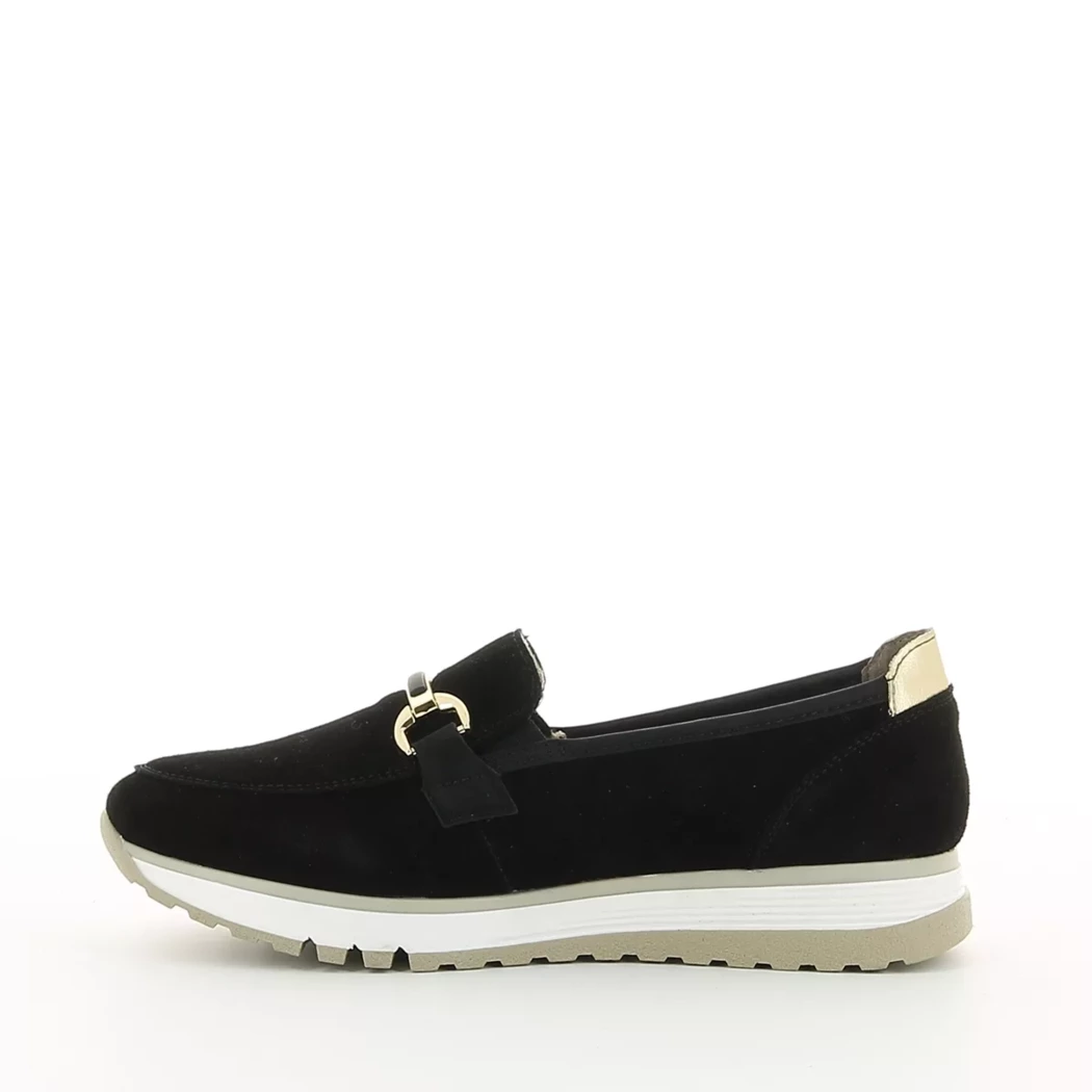 Image (4) de la chaussures Rieker - Mocassins Noir en Cuir nubuck