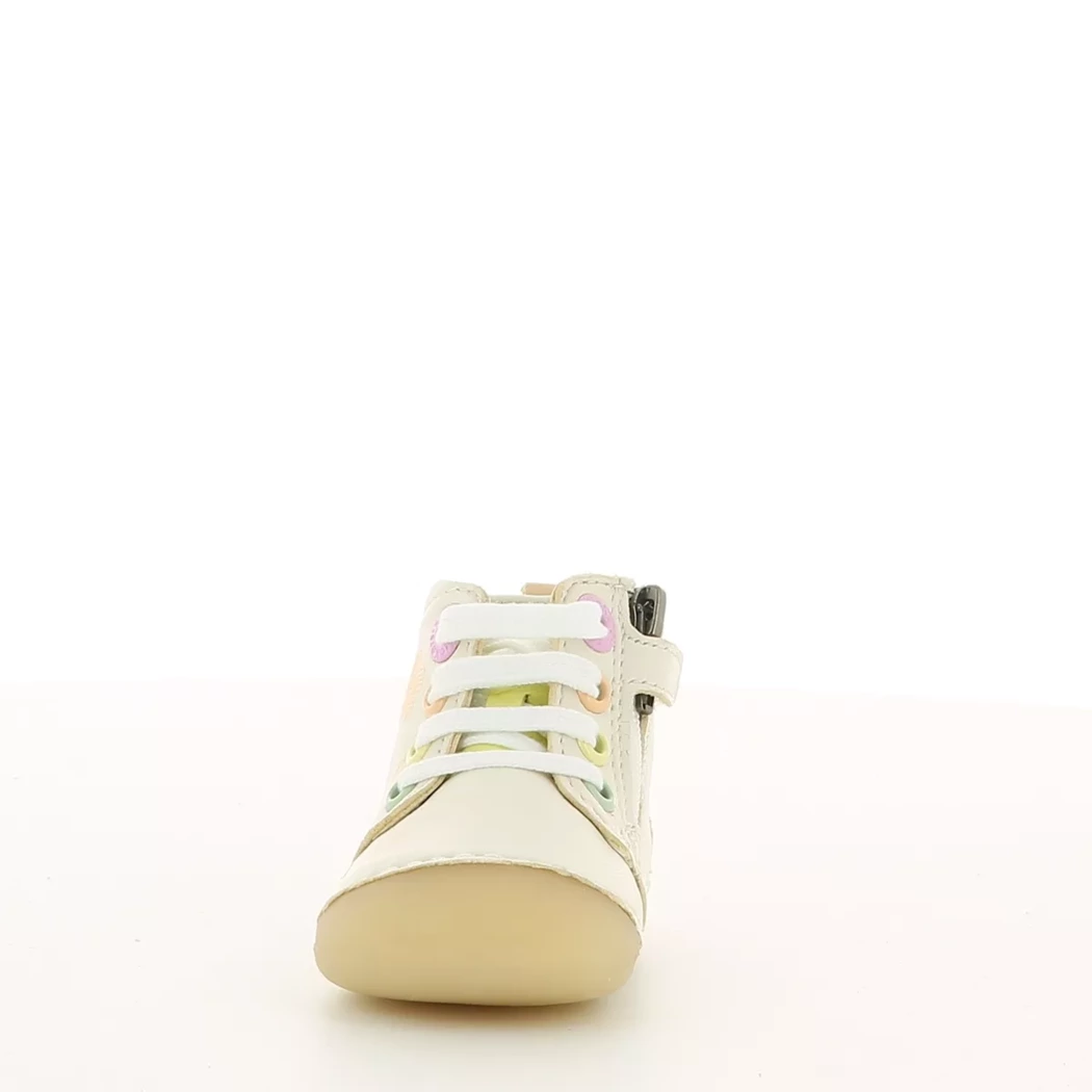 Image (5) de la chaussures Kickers - Bottines Blanc en Cuir