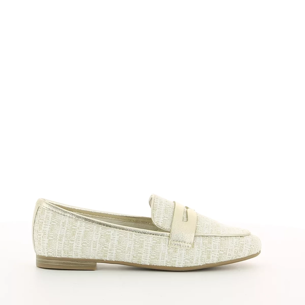 Image (2) de la chaussures Marco Tozzi - Mocassins Beige en Textile