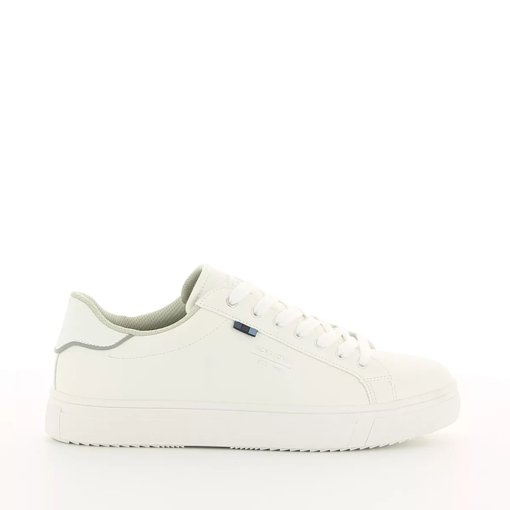 Image (2) de la chaussures Jack & Jones - Baskets Blanc en Cuir synthétique