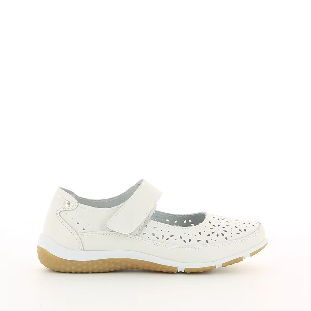 Image (2) de la chaussures Desir De Fuite - Ballerines Blanc en Cuir