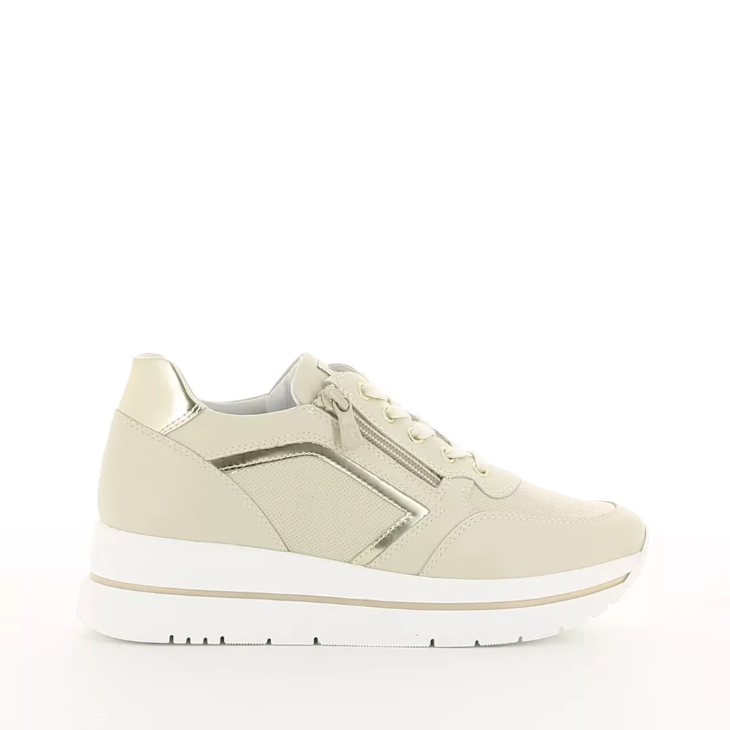 Image (2) de la chaussures Nero Giardini - Baskets Beige en Cuir