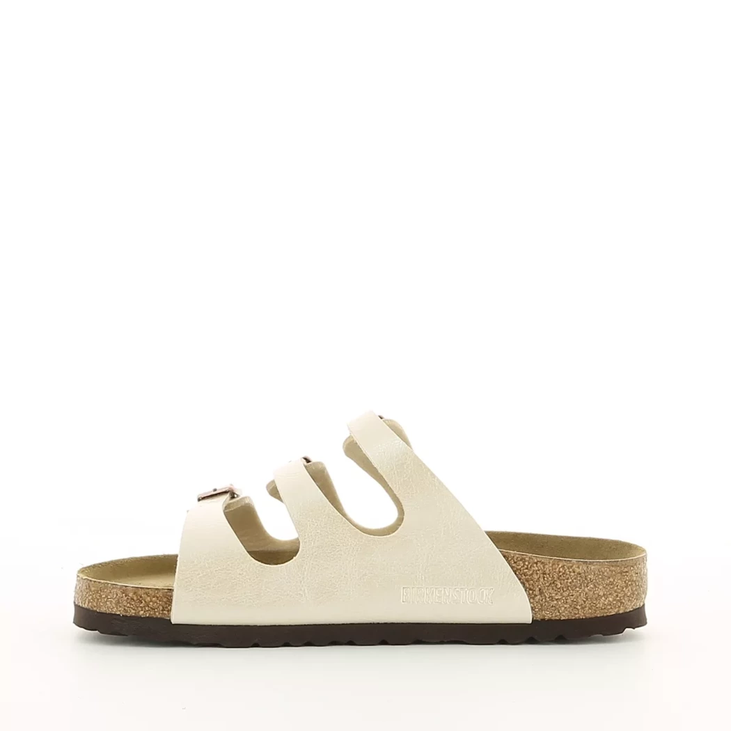 Image (4) de la chaussures Birkenstock - Mules et Sabots Beige en Cuir synthétique