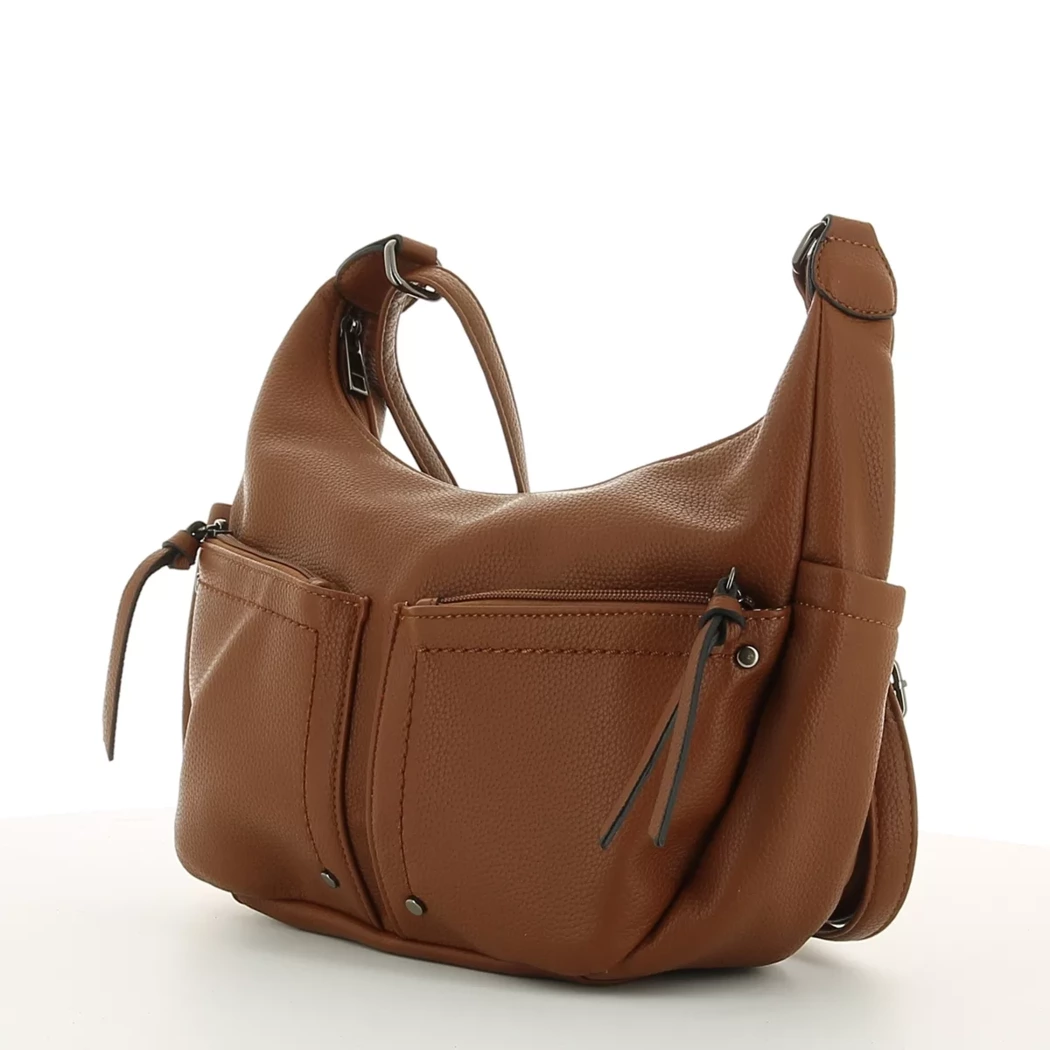Image (4) de la chaussures Mélanie - Sacs à main Cuir naturel / Cognac en Cuir synthétique