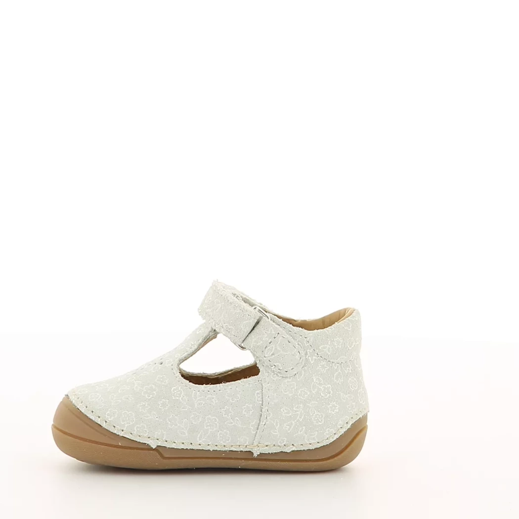 Image (4) de la chaussures Bopy - Bottines ouvertes Blanc en Cuir nubuck