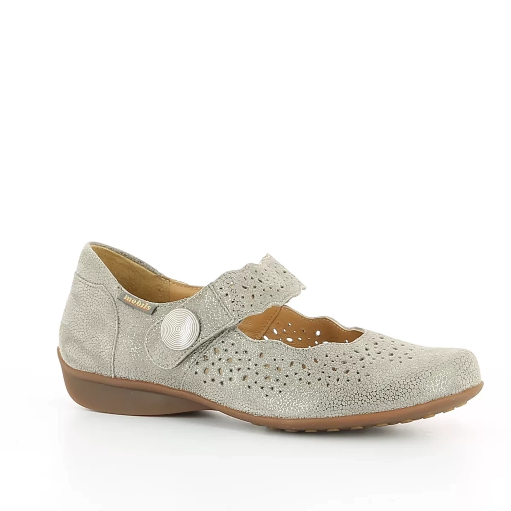 Image (1) de la chaussures Mephisto - Escarpins Taupe en Cuir nubuck