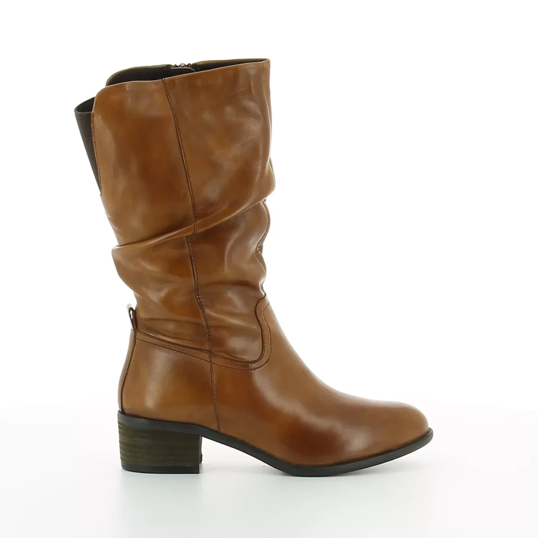 In detail Nieuwe aankomst been SPM - Boots - Cuir naturel / Cognac - Delcambe Chaussures - D0607D