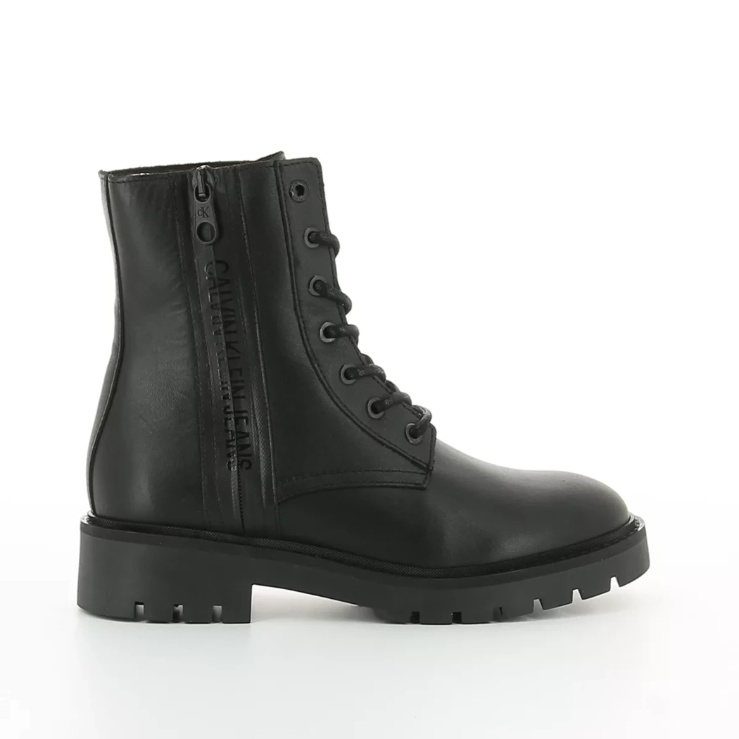 Image (2) de la chaussures Calvin Klein - Bottines Noir en Cuir