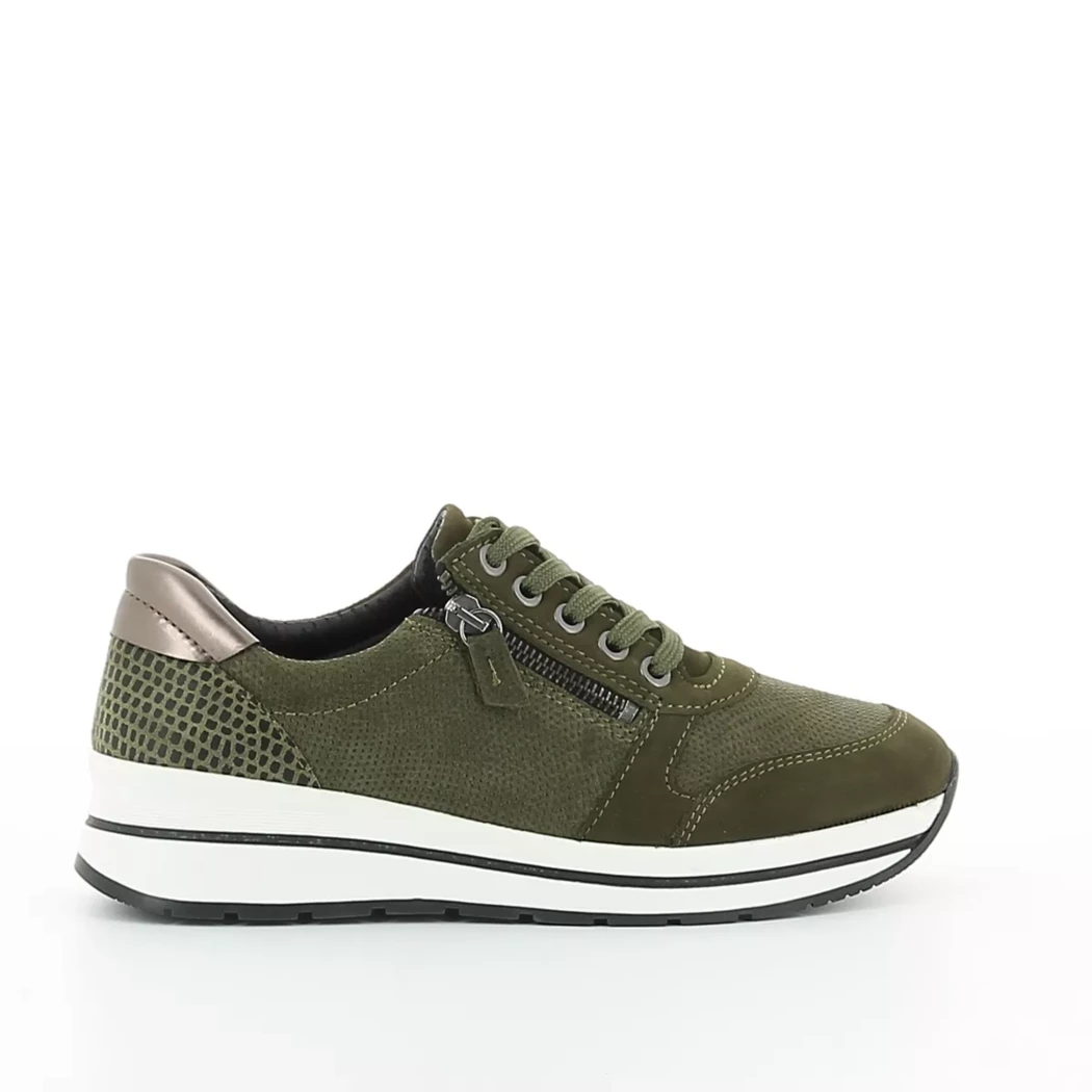 Image (2) de la chaussures Sens - Baskets Vert en Cuir nubuck