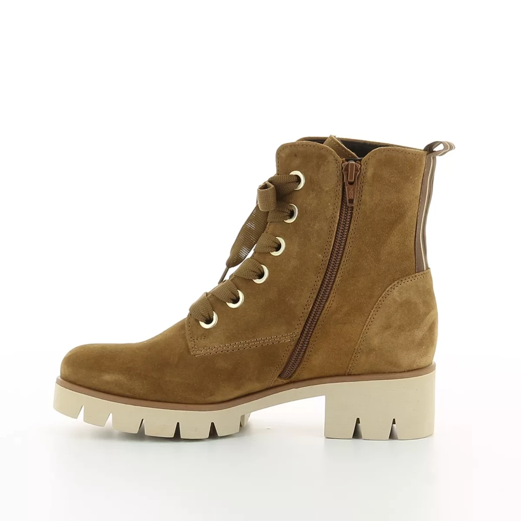 Image (4) de la chaussures Gabor - Bottines Cuir naturel / Cognac en Cuir nubuck