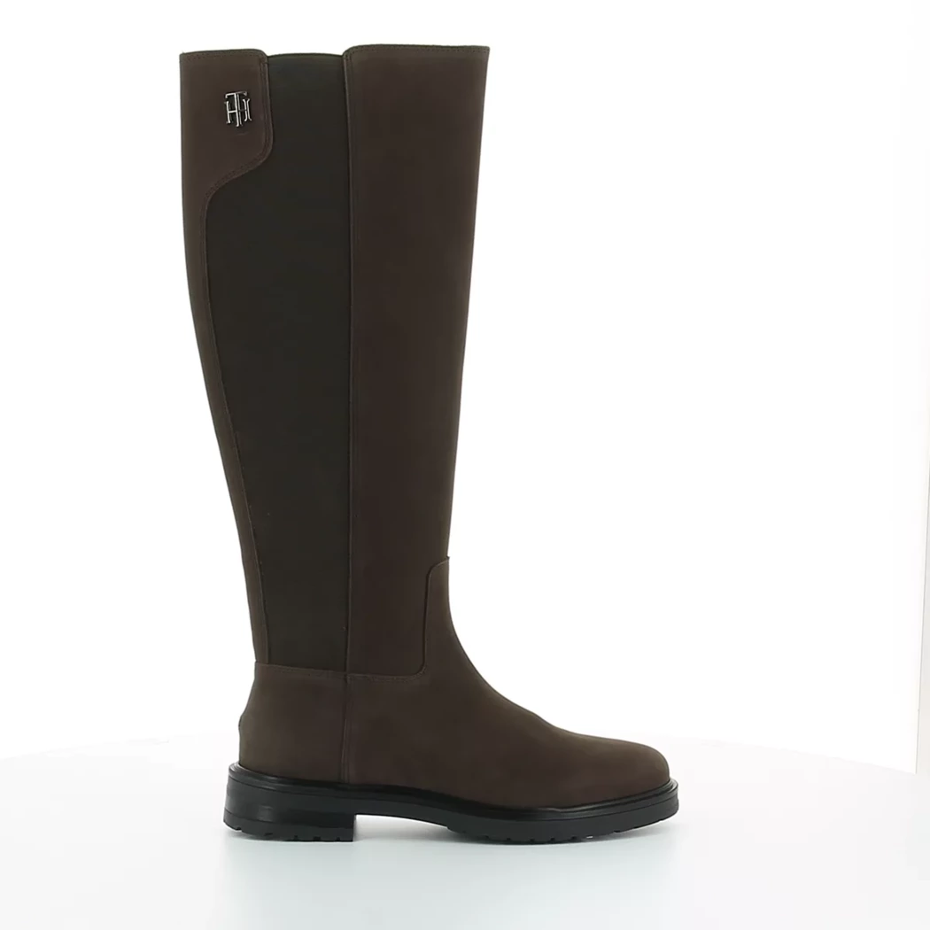 Image (2) de la chaussures Tommy Hilfiger - Bottes Marron en Cuir nubuck