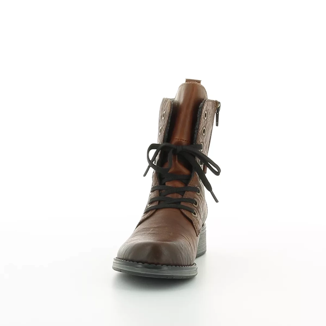 Image (5) de la chaussures Rieker - Bottines Cuir naturel / Cognac en Cuir