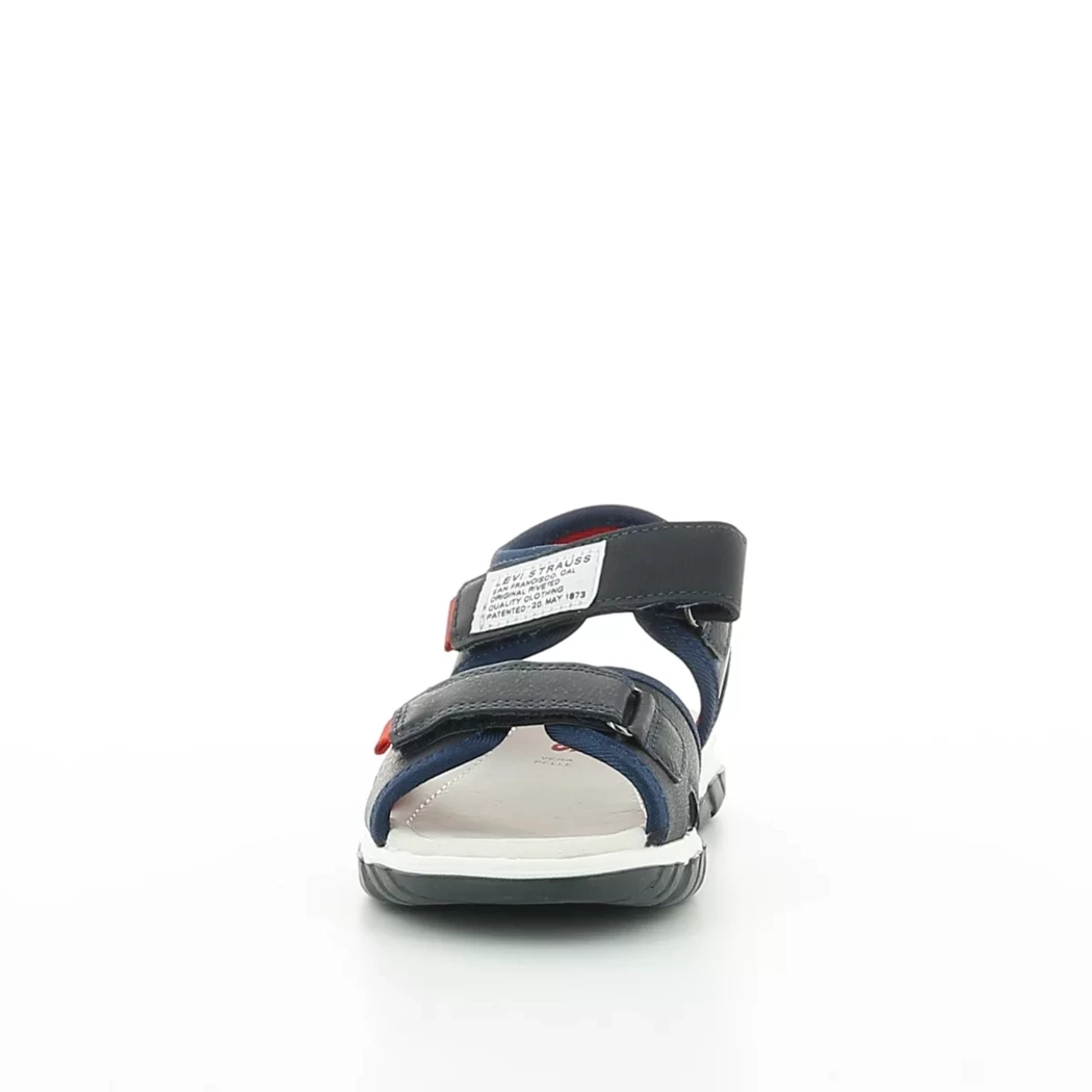 Image (5) de la chaussures Levi's - Sandales et Nu-Pieds Bleu en Cuir synthétique