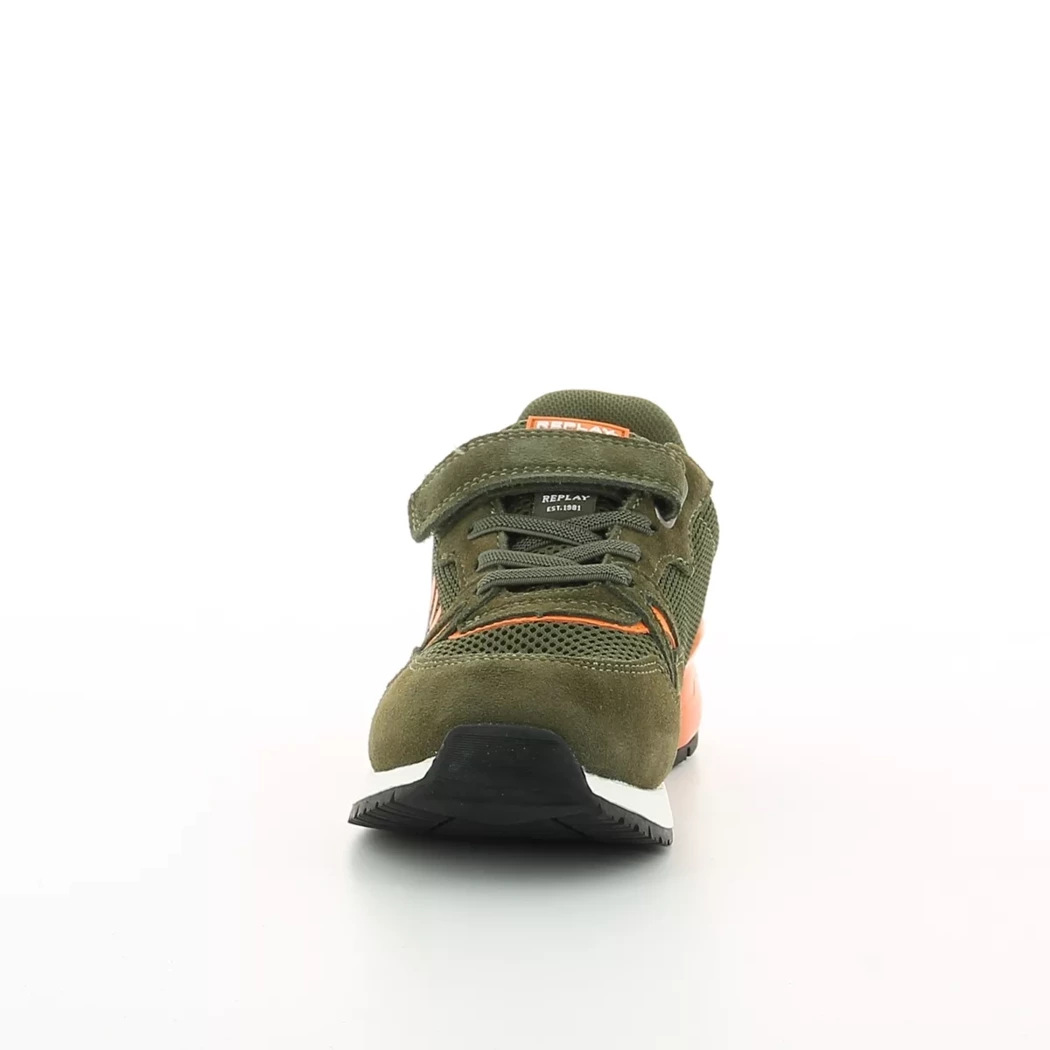 Image (5) de la chaussures Replay - Baskets Vert en Textile